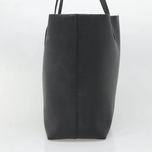 SAINT LAURENT Tote Bag Leather Black Auth 139838 - Picture 5 of 16